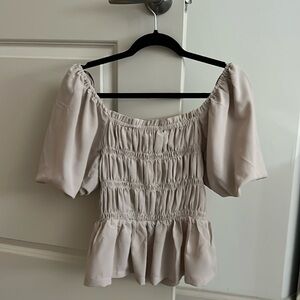Ro & De Ruched Blouse